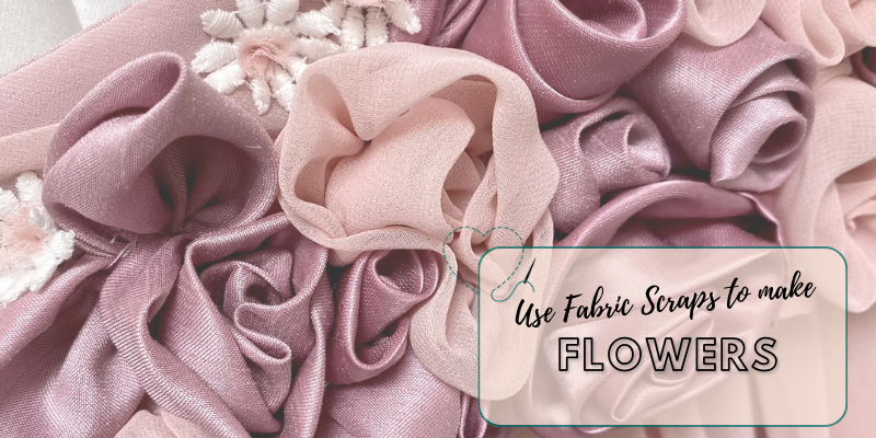 Scrap Fabric Flowers